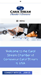 Mobile Screenshot of carolstreamchamber.com